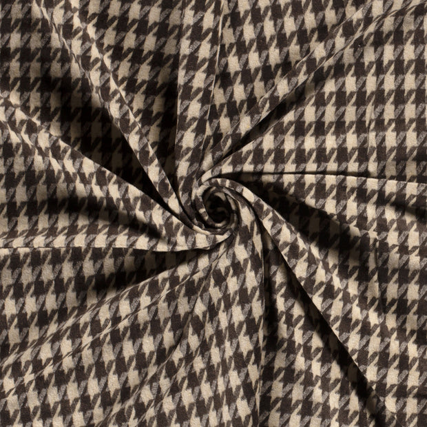 Jacquard stof Camel brushed 