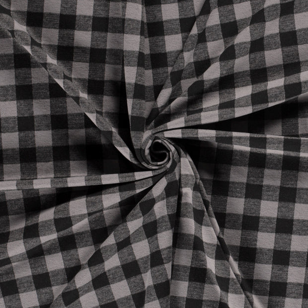 Polyester Jersey fabric Grey brushed 
