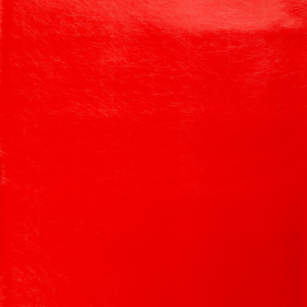 Artificial Leather fabric Red slightly shiny 