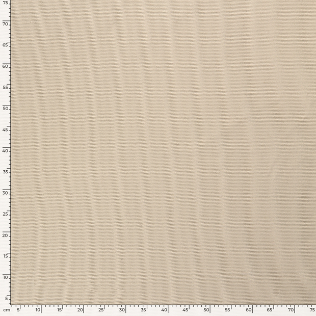 Waffle piqué fabric Unicolour Ivory