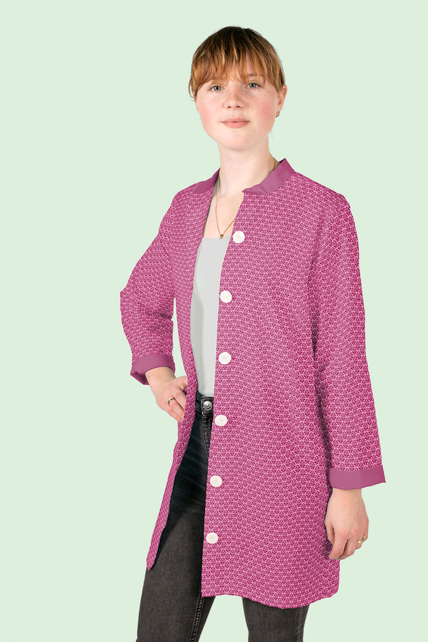 Cotton Poplin fabric Millefleurs Light Pink