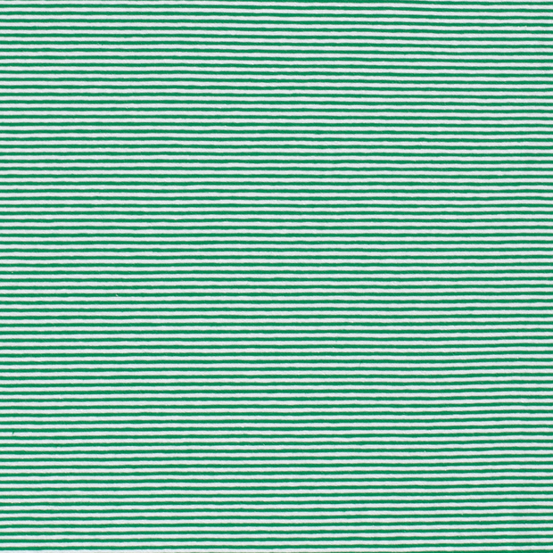 Cotton Jersey Yarn Dyed fabric Stripes Green
