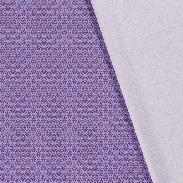 Cotton Poplin fabric Millefleurs printed 