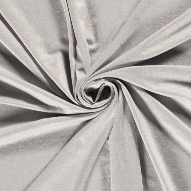Viscose Jersey fabric Unicolour Light Grey