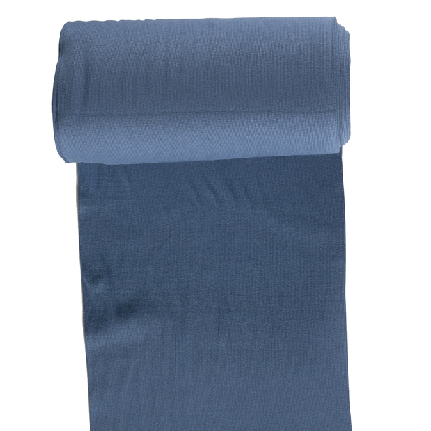 Cuff Material 2x2 rib fabric Indigo 