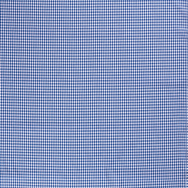 Cotton Poplin Yarn Dyed fabric Cobalt matte 