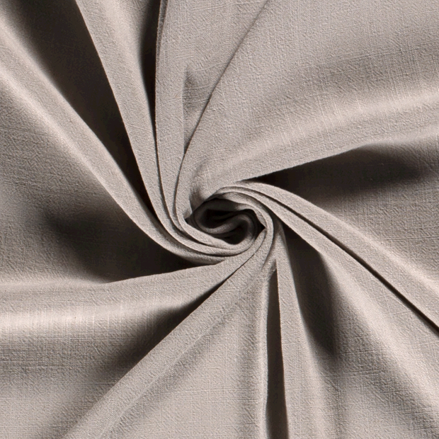 Woven Viscose Linen fabric Unicolour Light Grey