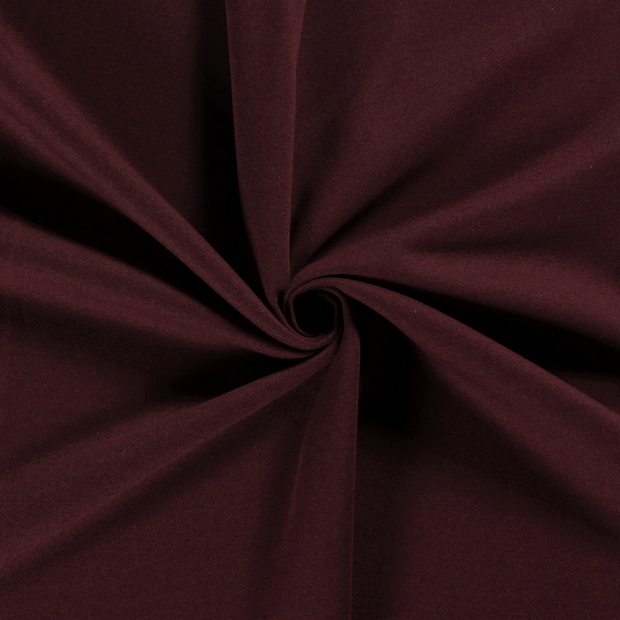 Jogging fabric Wine red recycled 