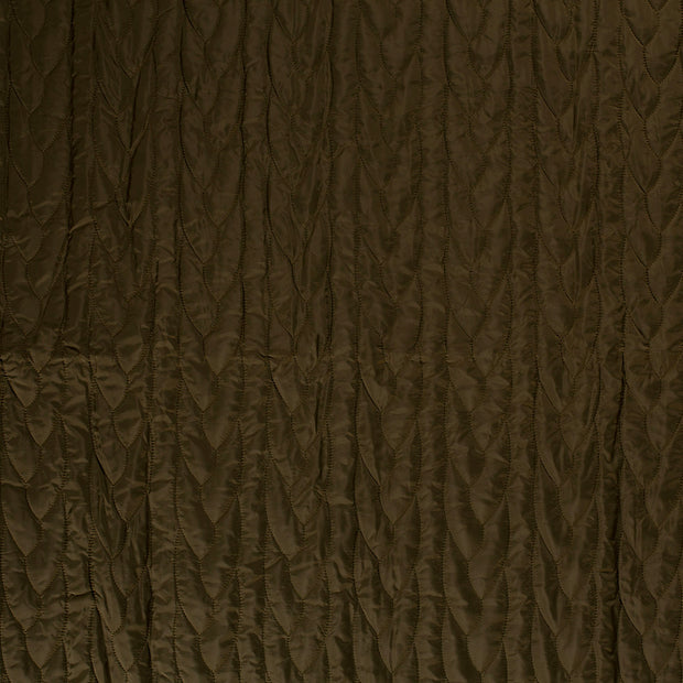 Stepped Lining fabric Khaki Green slightly shiny 