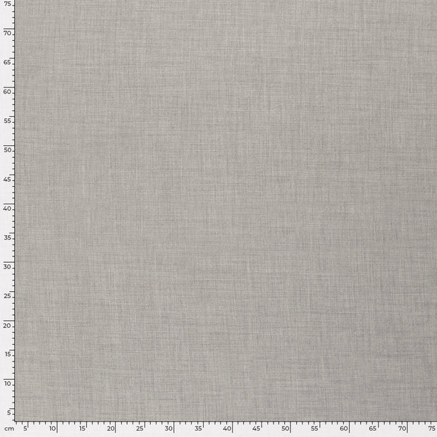 Aspect Lin tissu Unicolore Gris clair