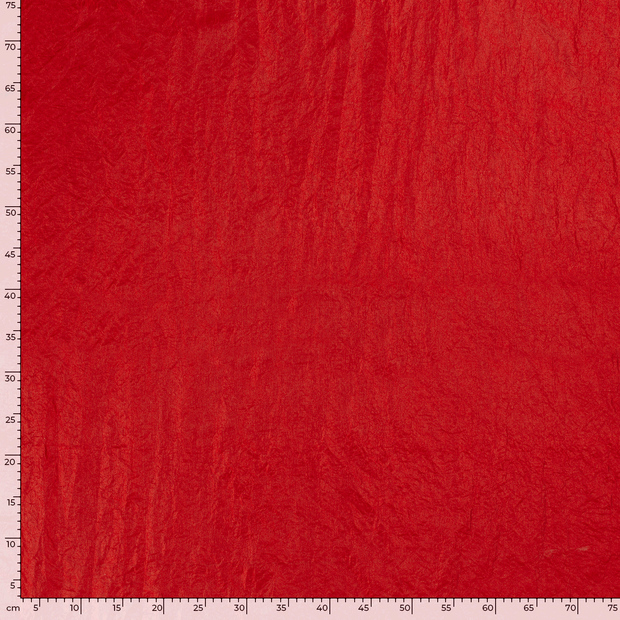 Taffetas tissu Unicolore Rouge