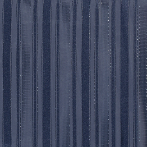 Chiffon Damast fabric Unicolour Indigo