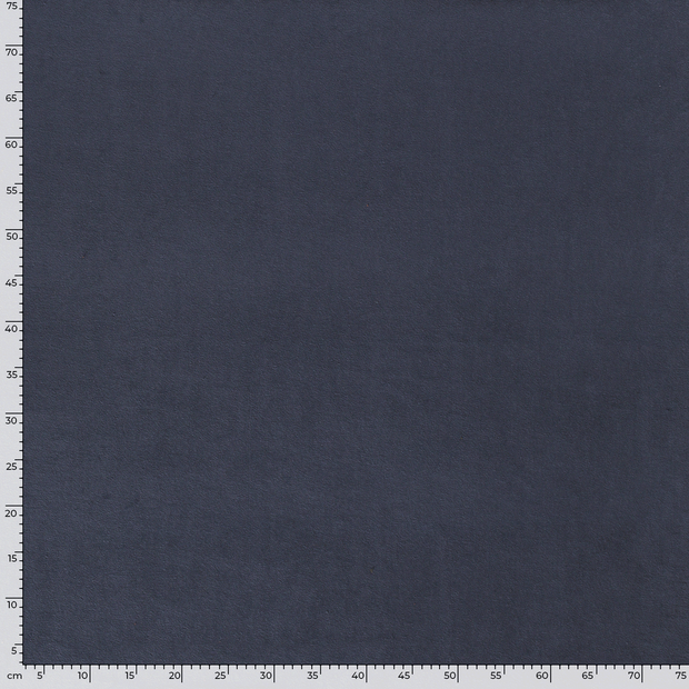 Stretch terry fabric Unicolour Steel Blue