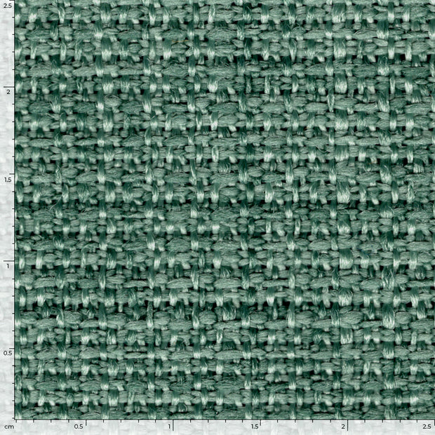 Aspect Lin tissu Unicolore Menthe foncée