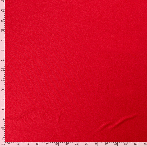 Jersey Maillot de Bain tissu Unicolore Rouge