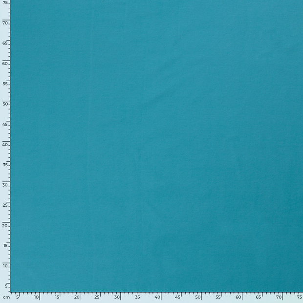 Cotton Jersey fabric Unicolour Turquoise