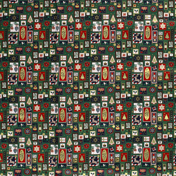 Cotton Poplin fabric Green 