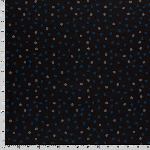 Punta di Roma fabric Dots printed 