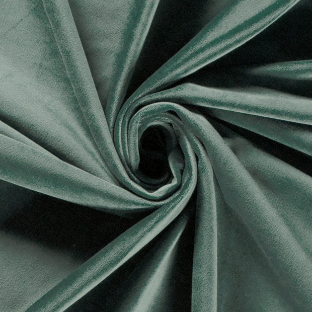 Velvet fabric Unicolour Dark Mint