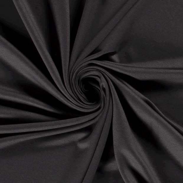 ECOVERO™ French Terry fabric Unicolour Dark Grey