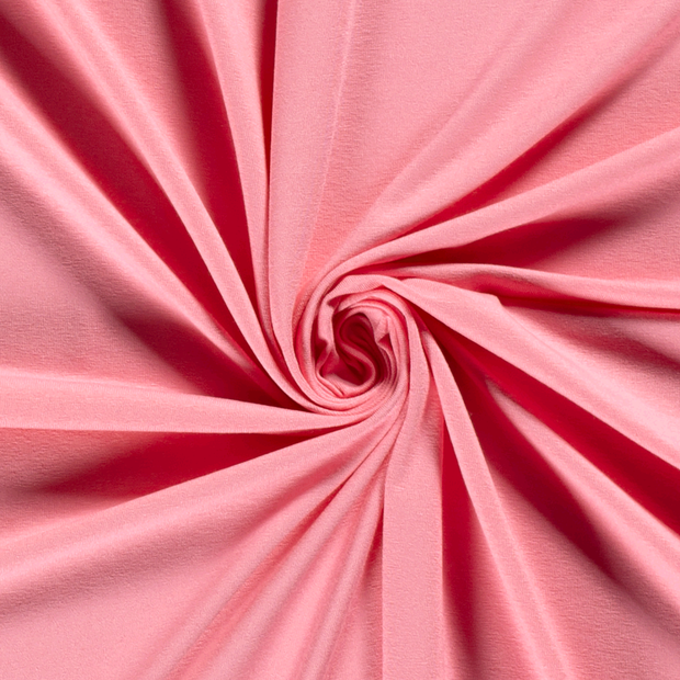 Jersey de Viscose tissu Unicolore Rose