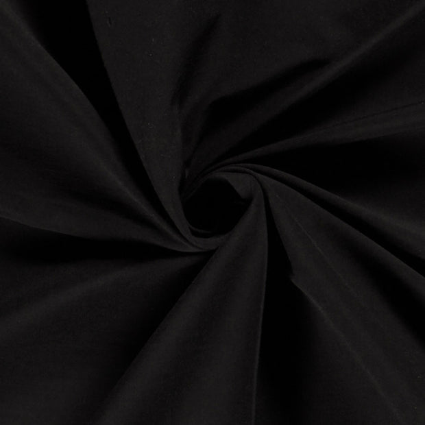 Bengaline fabric Unicolour Black