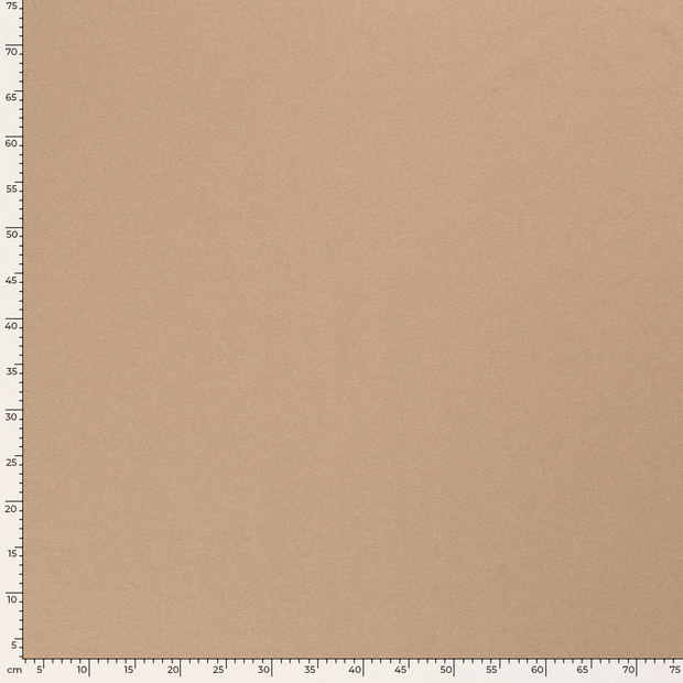 French Terry fabric Unicolour Camel