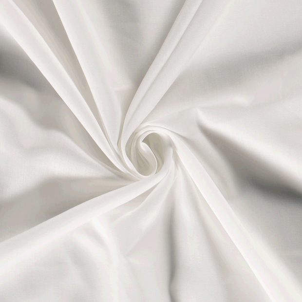 Batiste fabric Unicolour Off White