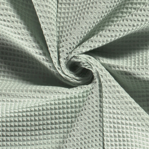 Kimono tissu Unicolore Menthe