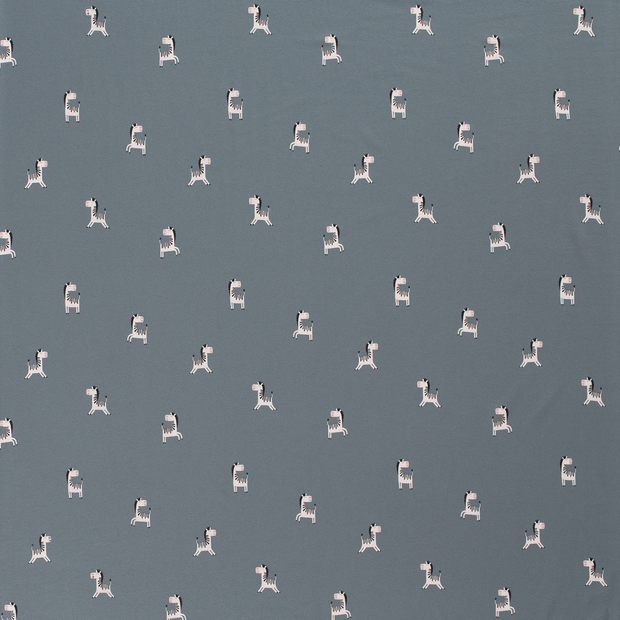 Jersey fabric Indigo soft 