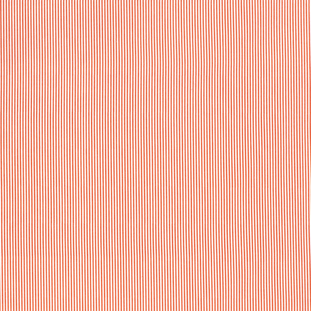 Cotton Poplin fabric Stripes Orange