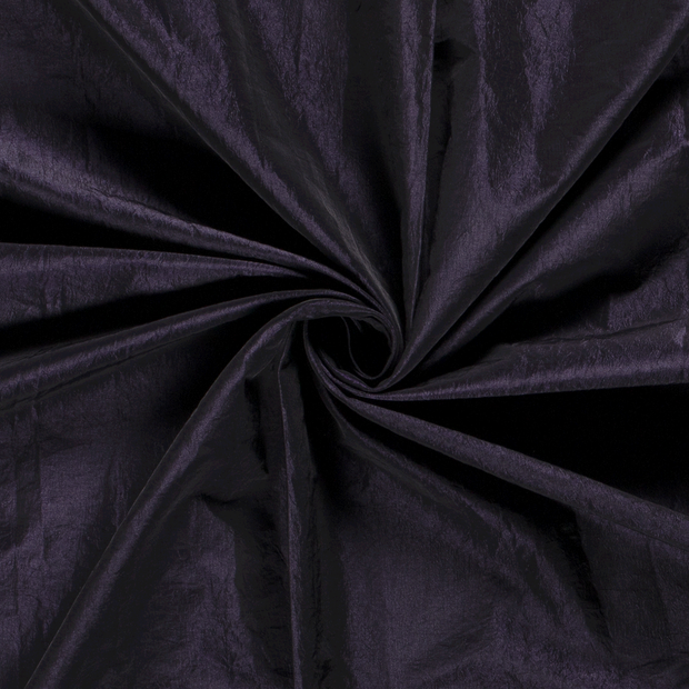 Taffetas tissu Unicolore Noir carbone