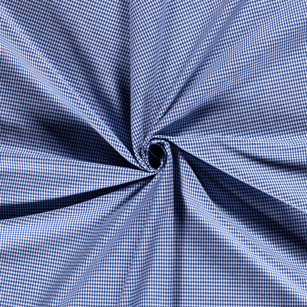 Cotton Poplin Yarn Dyed fabric Cobalt 