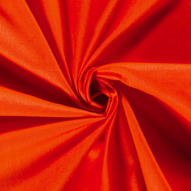 Cretonne fabric Unicolour Orange