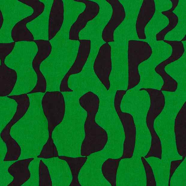 Borken Crepe tela Verde