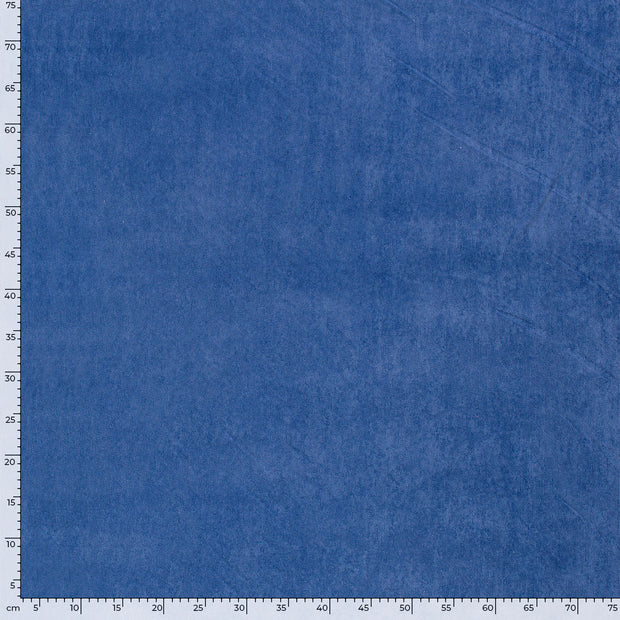 Babycord Stretch 21w fabric Unicolour Cobalt