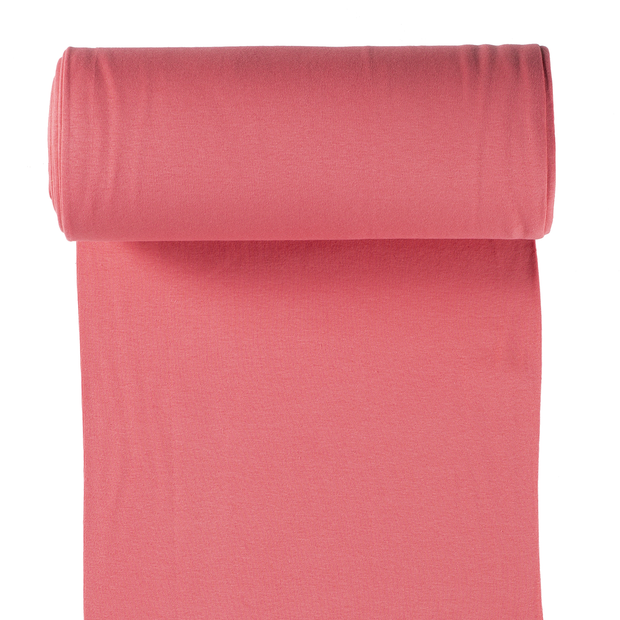 Cuff 1x1 fabric Coral matte 