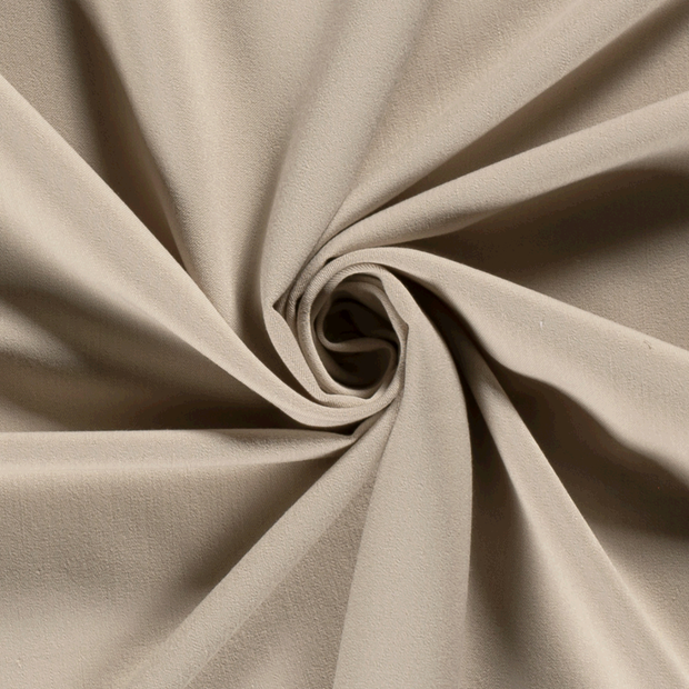 Gabardine tissu Unicolore Beige