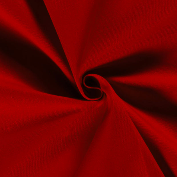 Canvas fabric Unicolour Red