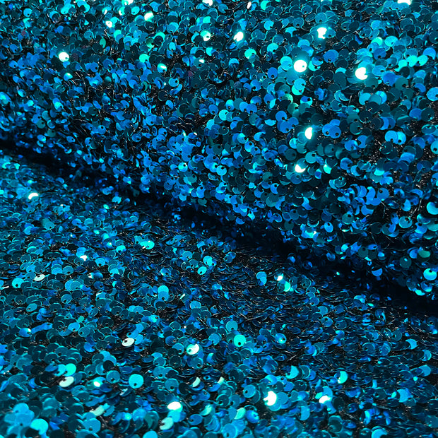 Velvet fabric Unicolour Aqua