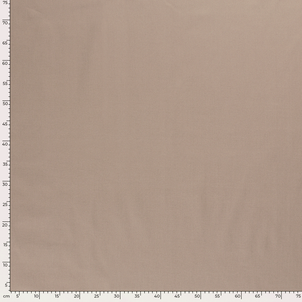 Keperkatoen Stretch stof Effen Beige