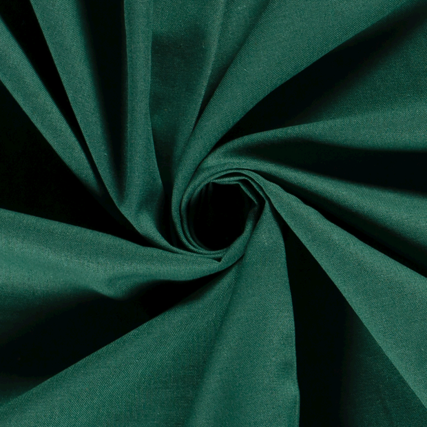 Woven Viscose Linen fabric Unicolour Forest Green