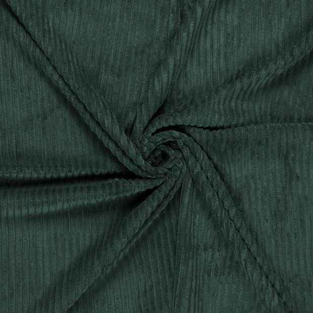 Corduroy 4.5w fabric Dark Green brushed 