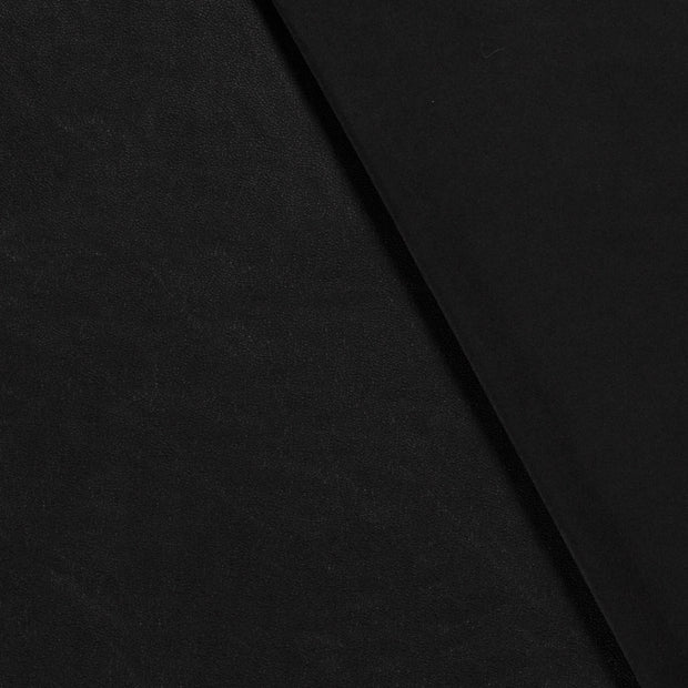 Suede leather fabric Unicolour foiled 