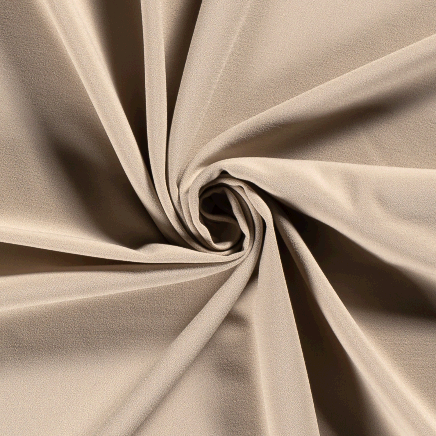 Moss Crêpe fabric Unicolour Beige | Wholesale fabrics | Nooteboom