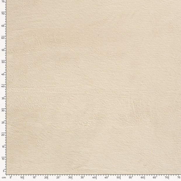 Bamboo Fleece fabric Unicolour Beige