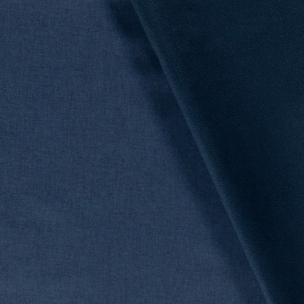 Tejido Softshell tela Melange Azul marino