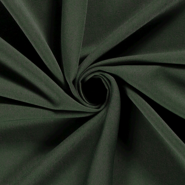Gabardine fabric Unicolour Dark Green