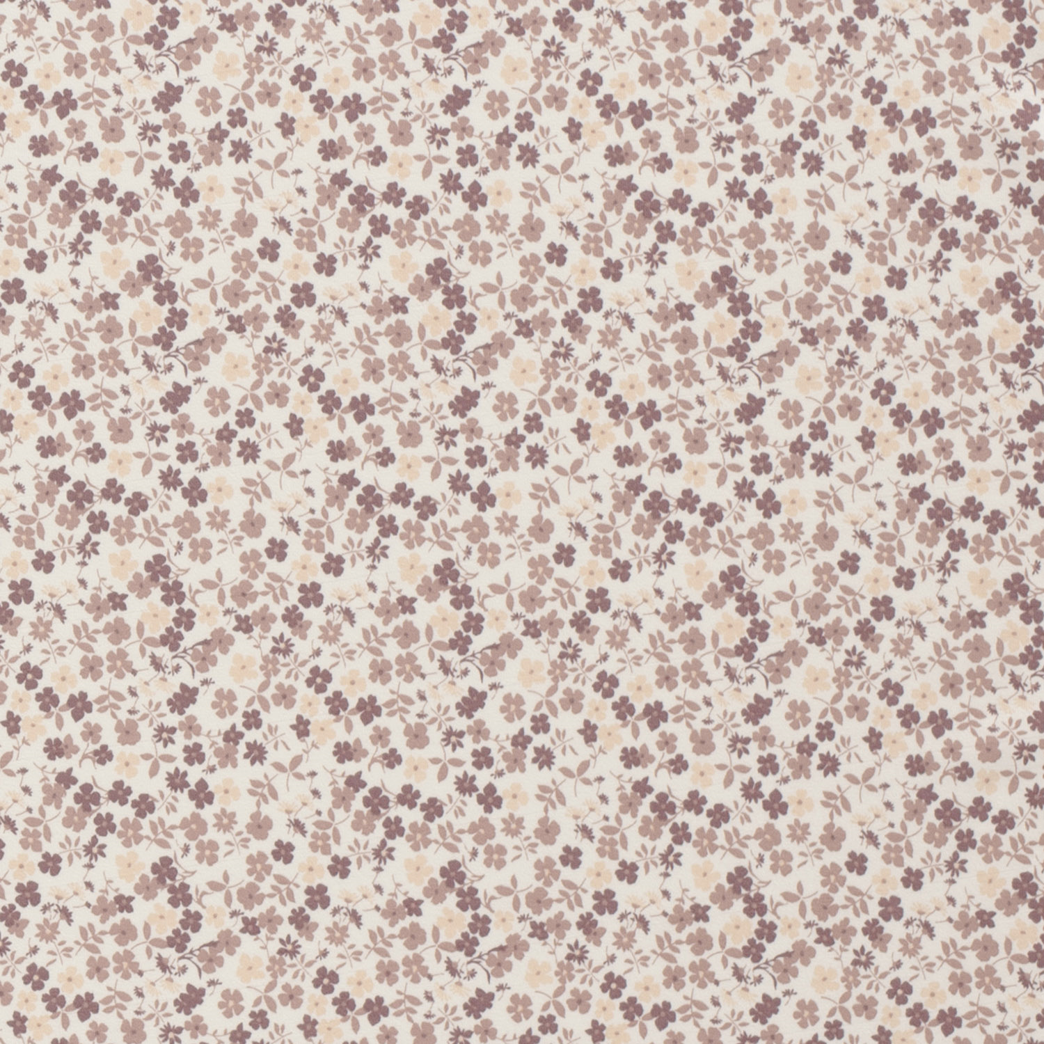 Baumwolle Jersey Stoff Blumen Wollweiß Stoff Großhandel