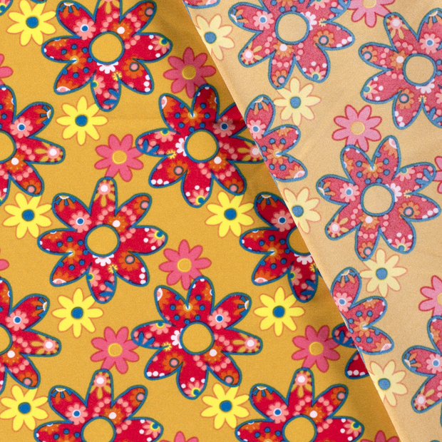 Burlington tissu fleurs imprimé 
